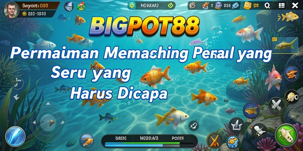 Tampilan gameplay BIGPOT88 yang menakjubkan saat memancing.