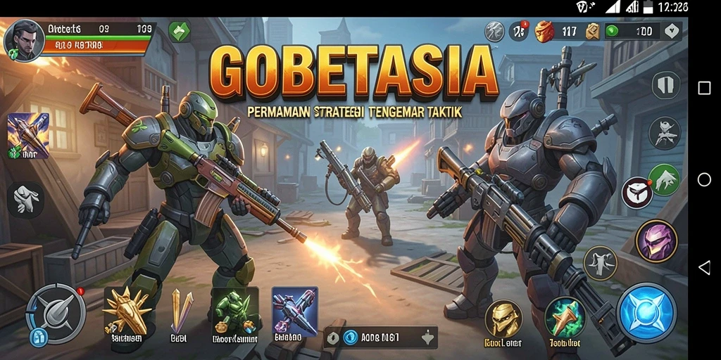 Tampilan gameplay menarik di GOBETASIA yang penuh strategi.