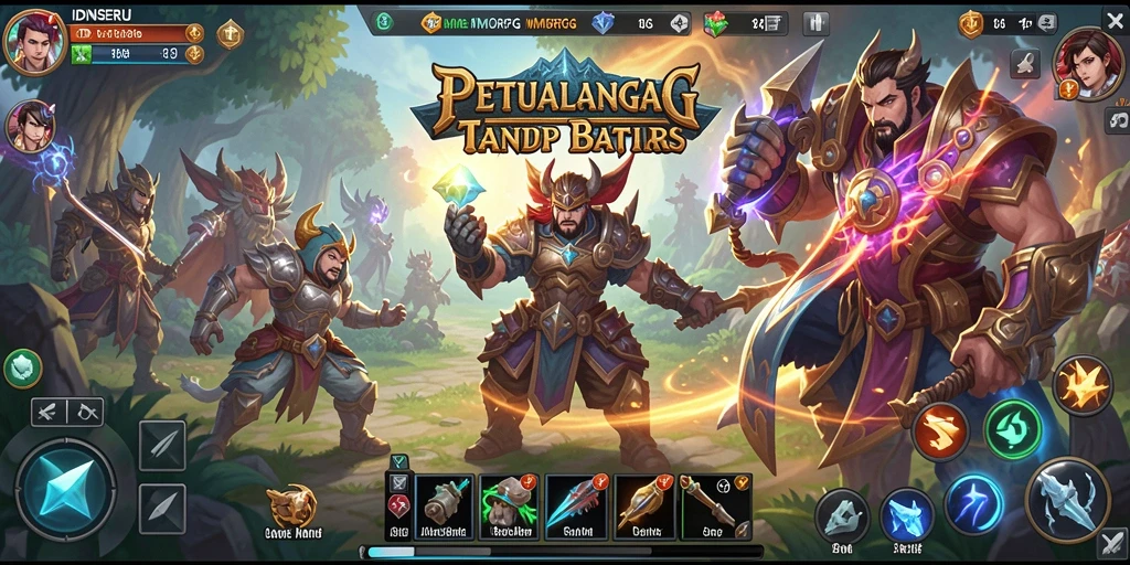 Screenshot gameplay <strong>IDNSERU</strong> yang menunjukkan aksi seru dalam pertempuran.